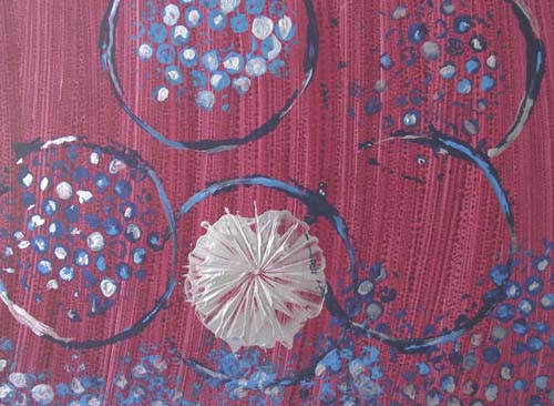 Tine Klink: Blumen silber